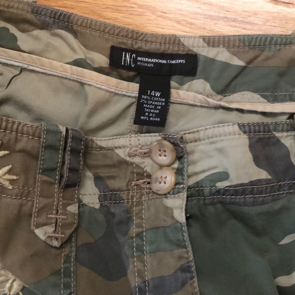 Cargo Camouflage Cotton Pants - Picture 5 of 7